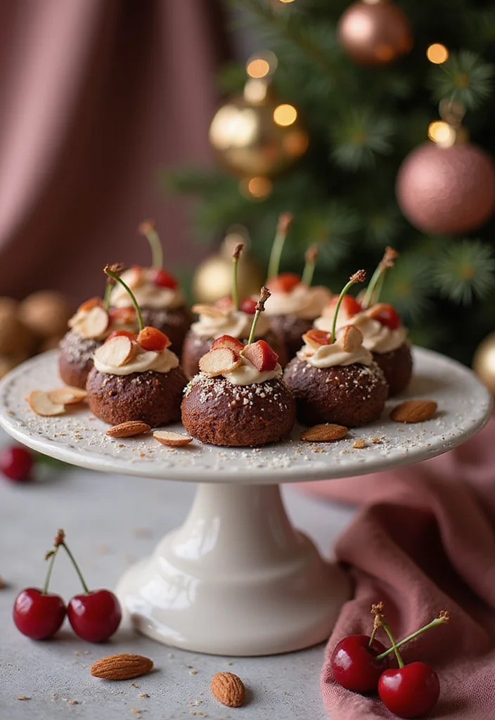 20 Irresistible Cake Pop Ideas That Will Make You the Star of Every Party! - 20. Cherry Almond Cake Pops