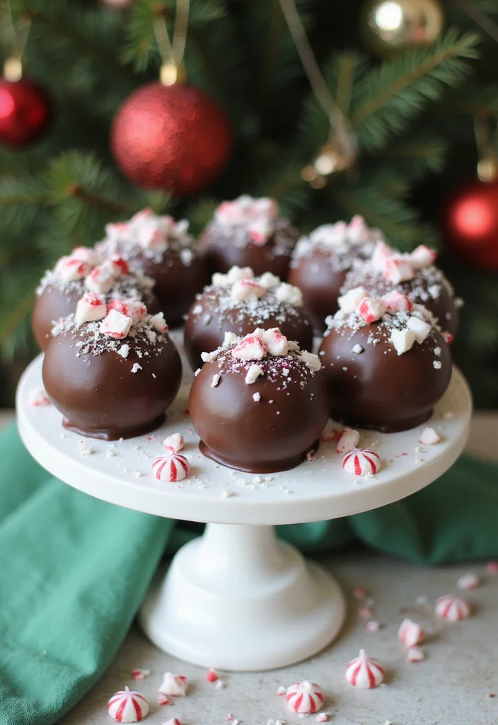 20 Irresistible Cake Pop Ideas That Will Make You the Star of Every Party! - 9. Chocolate Mint Cake Pops