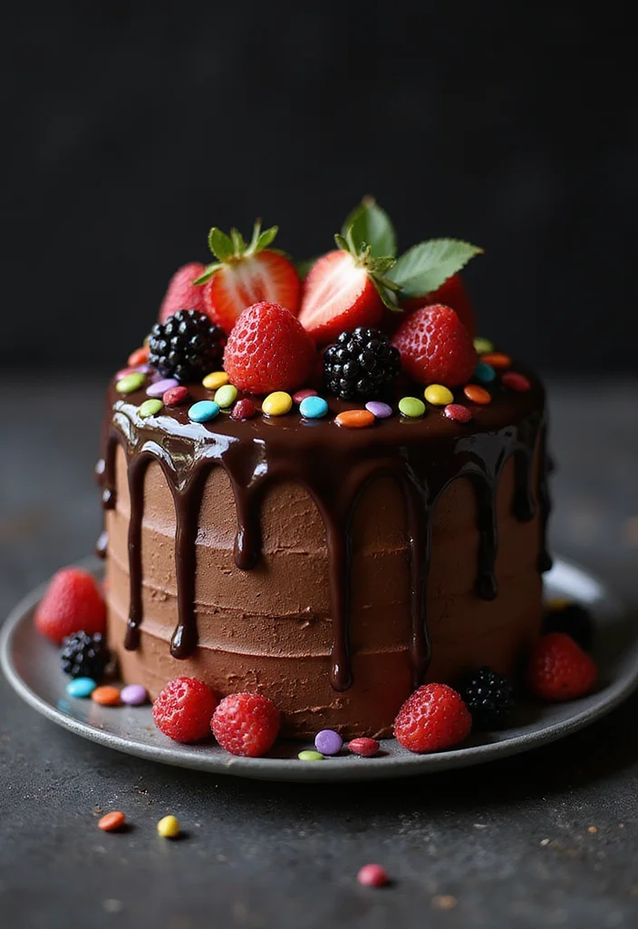 21 Colorful Bride Cake Ideas That Will Make Your Wedding Pop! - 11. Chocolate Drip Dream