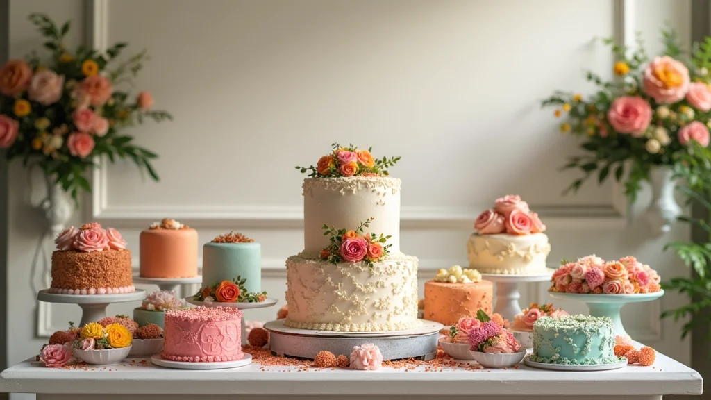 21 Colorful Bride Cake Ideas That Will Make Your Wedding Pop!