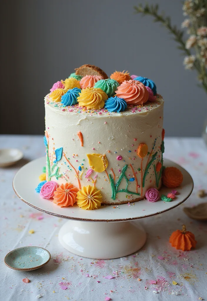 21 Themed Birthday Cake Ideas for Your Boyfriend That Will Blow His Mind! - 11. Artistic Cake