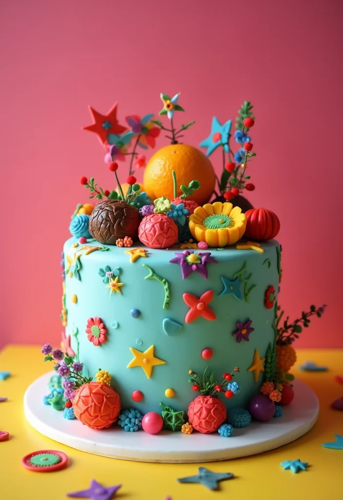 21 Themed Birthday Cake Ideas for Your Boyfriend That Will Blow His Mind! - 13. Retro Cake