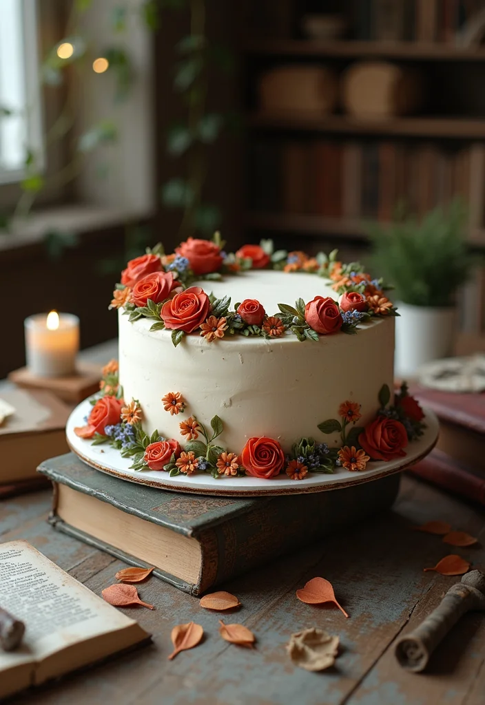 21 Themed Birthday Cake Ideas for Your Boyfriend That Will Blow His Mind! - 15. Fantasy Novel Cake