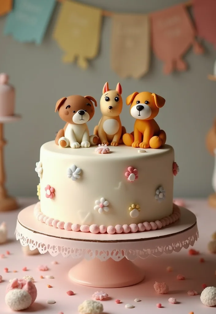 21 Themed Birthday Cake Ideas for Your Boyfriend That Will Blow His Mind! - 17. Pet Lover's Cake