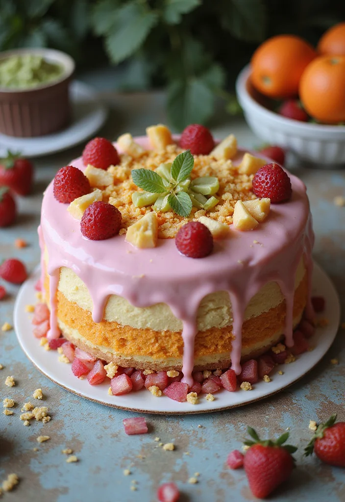 21 Themed Birthday Cake Ideas for Your Boyfriend That Will Blow His Mind! - 21. Unique Flavor Fusion Cake