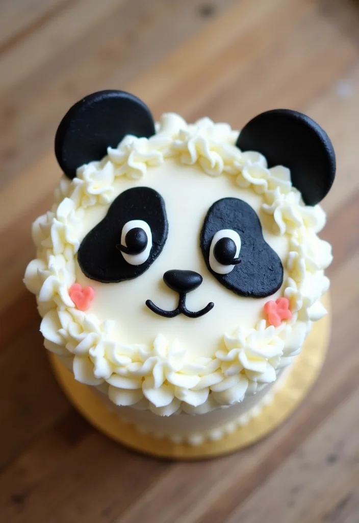 22 Kids Cake Designs That'll Be the Highlight of Their Birthday Party (Wait for #14!) - 15. Super Cute Panda Cake