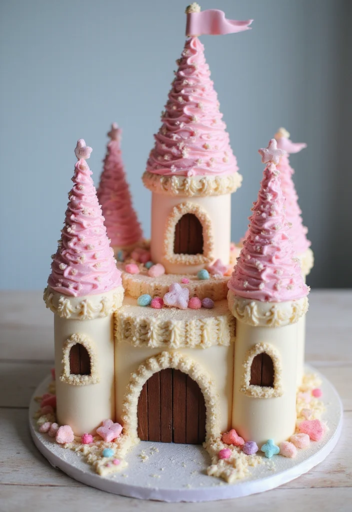 22 Kids Cake Designs That'll Be the Highlight of Their Birthday Party (Wait for #14!) - 7. Princess Castle Cake