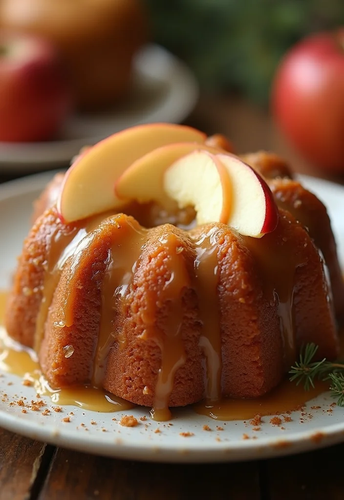 22 Unique Christmas Cake Ideas That Are Sure to Be the Talk of the Table! - 17. Apple Cider Cake