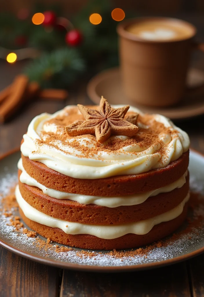 22 Unique Christmas Cake Ideas That Are Sure to Be the Talk of the Table! - 19. Chai Spice Cake