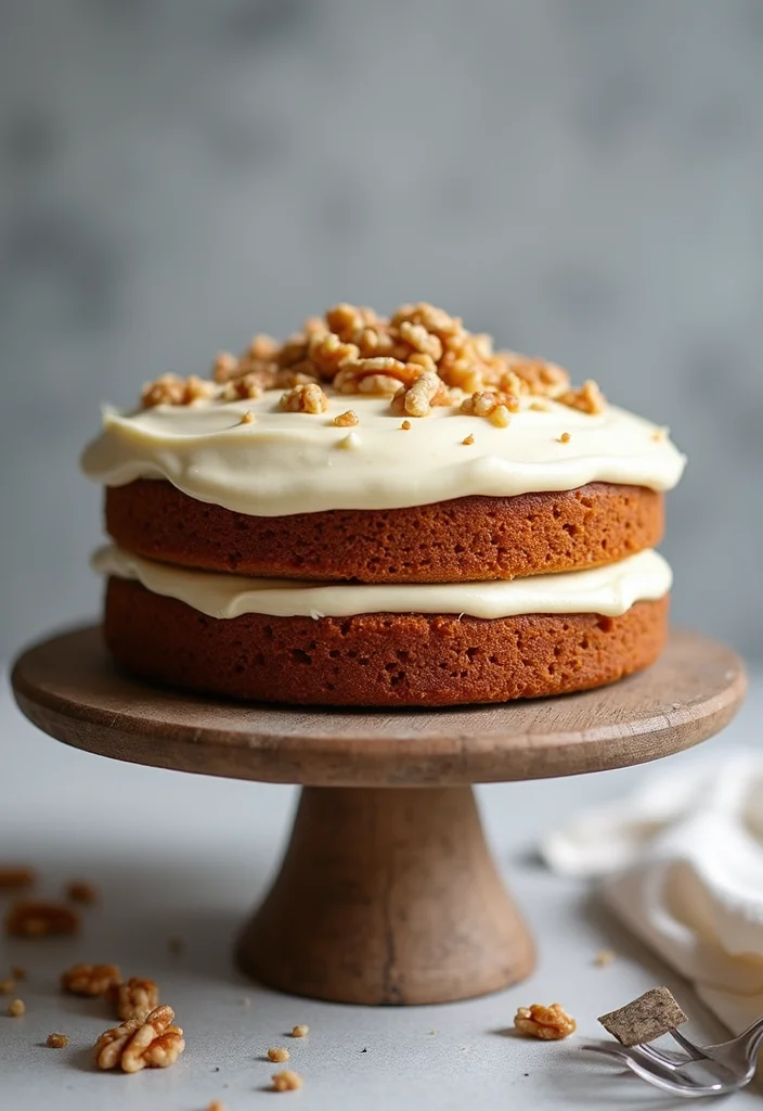 25 40th Birthday Cake Ideas for Men That'll Make Him Feel Like a King (You Won't Believe #12!) - 14. Nutty Carrot Cake