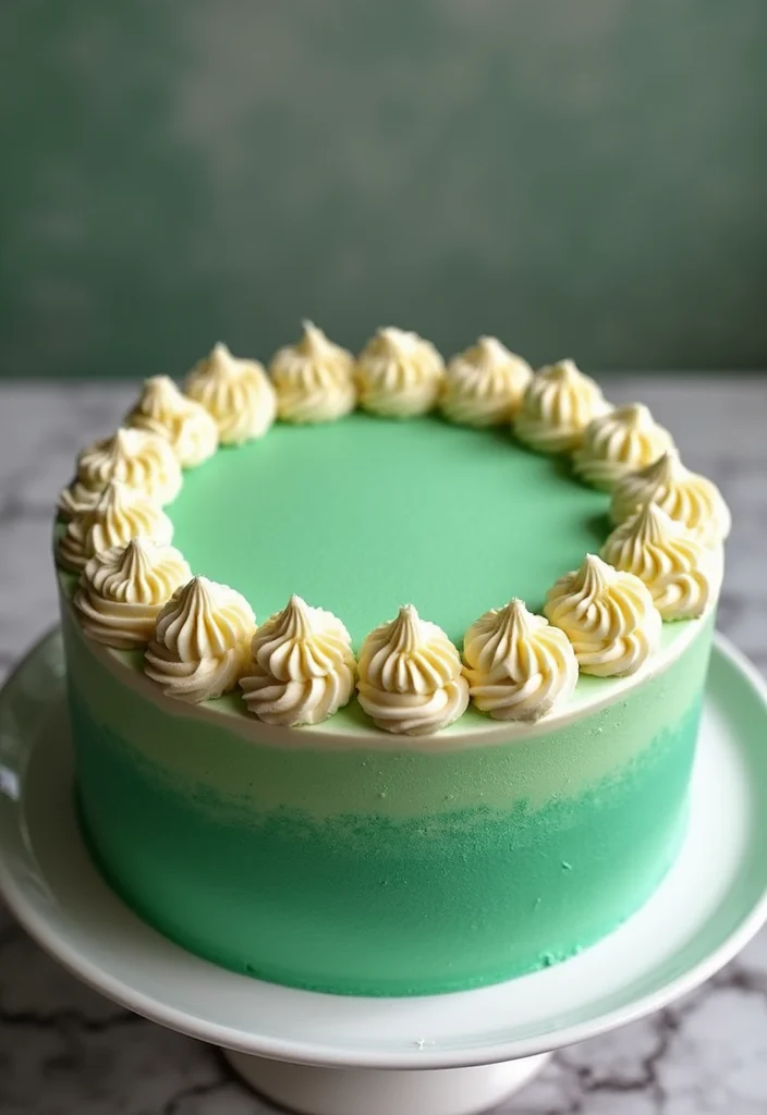 25 40th Birthday Cake Ideas for Men That'll Make Him Feel Like a King (You Won't Believe #12!) - 22. Marvelous Matcha Cake