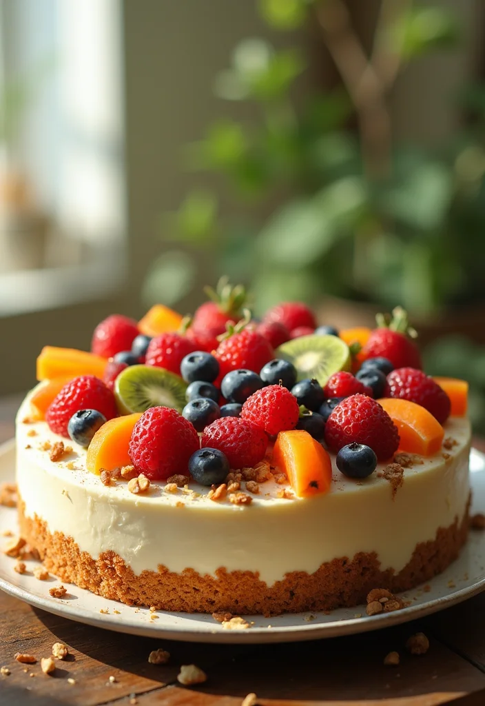 25 Creative Anniversary Cake Designs That'll Leave Your Guests in Awe! - 17. Fruit and Nut Elegance