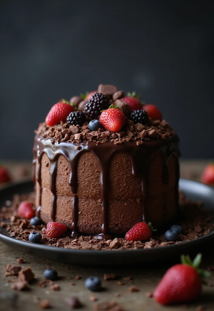 25 Creative Anniversary Cake Designs That'll Leave Your Guests in Awe! - 6. Chocolate Indulgence