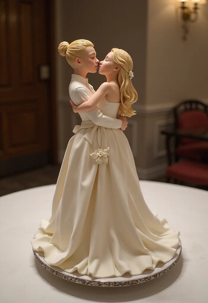 25 Creative Anniversary Cake Designs That'll Leave Your Guests in Awe! - 8. Sculptured Cakes