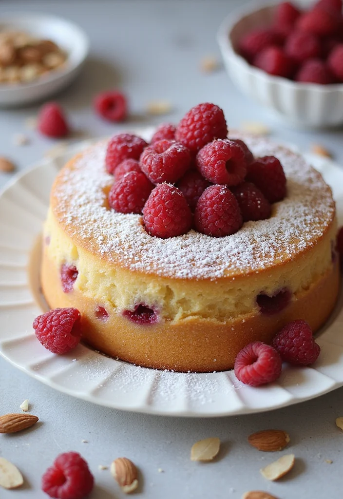 25 Delicious Cake Recipes to Make Your Girlfriend's Birthday Extra Special (Don't Miss #15!) - 11. Raspberry Almond Cake