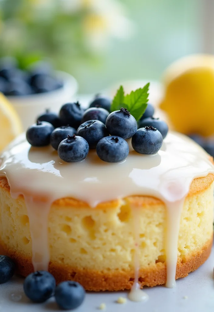 25 Delicious Cake Recipes to Make Your Girlfriend's Birthday Extra Special (Don't Miss #15!) - 21. Blueberry Lemon Cake