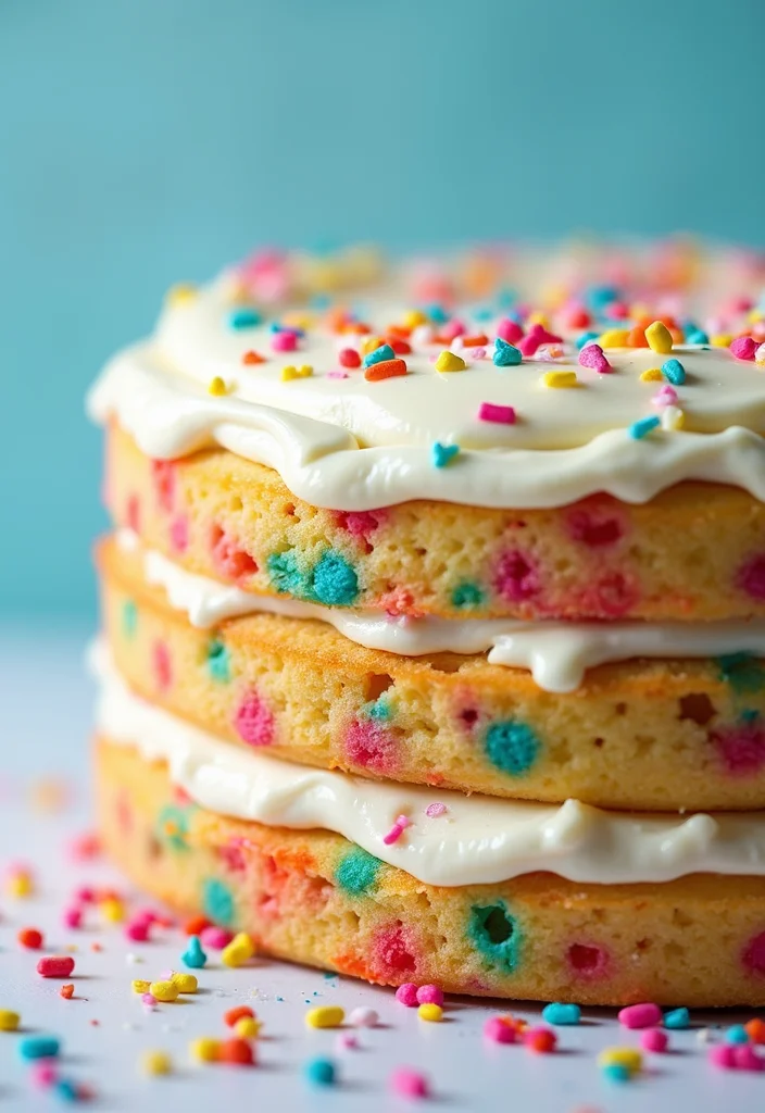 25 Delicious Cake Recipes to Make Your Girlfriend's Birthday Extra Special (Don't Miss #15!) - 6. Funfetti Cake with Vanilla Frosting