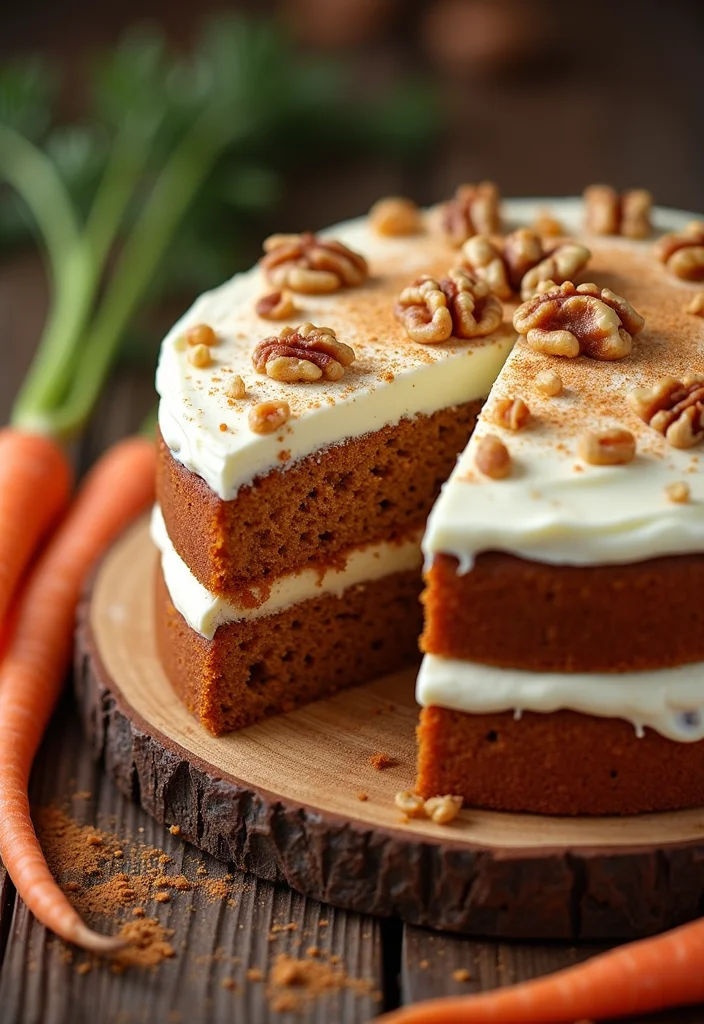 25 Delicious Cake Recipes to Make Your Girlfriend's Birthday Extra Special (Don't Miss #15!) - 9. Carrot Cake with Cream Cheese Frosting