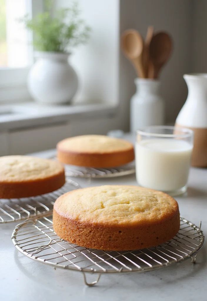 Bake the Perfect Homemade Anniversary Cake for Your Parents with These Easy Steps! - Cooling the Cakes