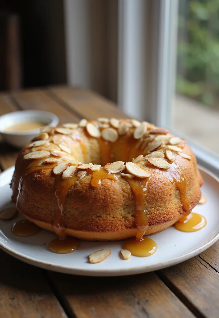 Discover 10 Inspiring Umrah Mubarak Cake Ideas to Spark Your Creativity! - 9. Honey Almond Cake