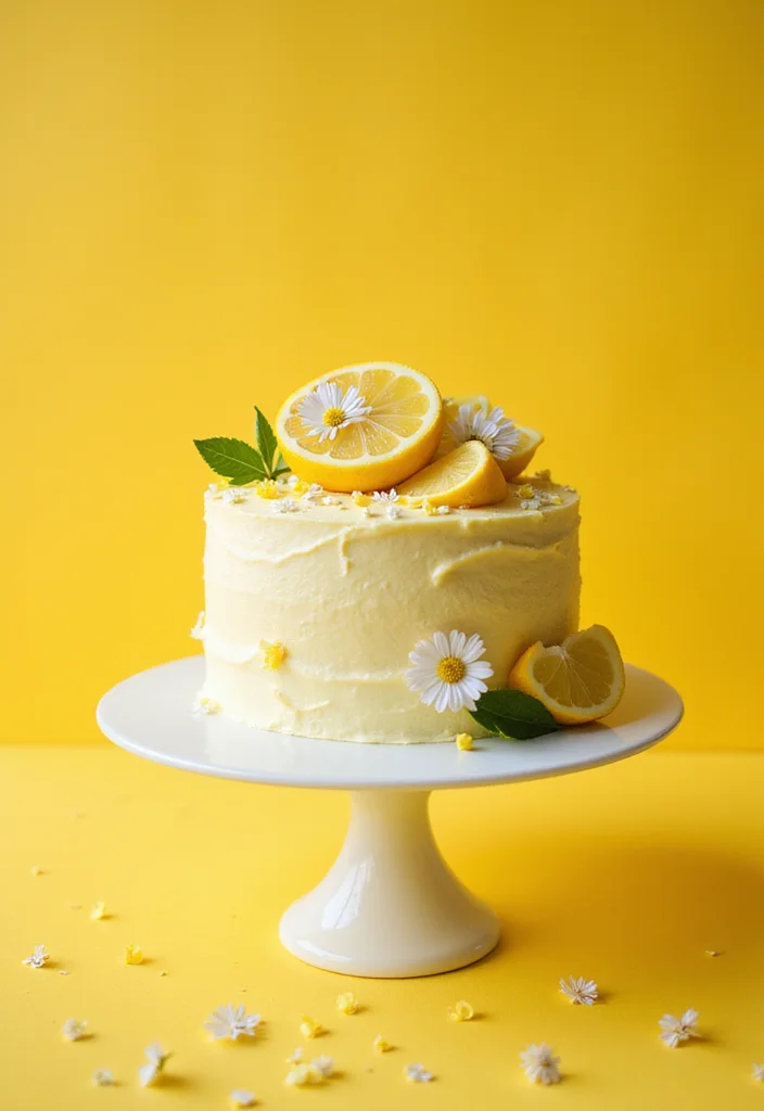 Taste the Success: 14 Delicious Flavors for Your Masters Degree Cake That Everyone Will Love! - 4. Lemon Zest Bliss