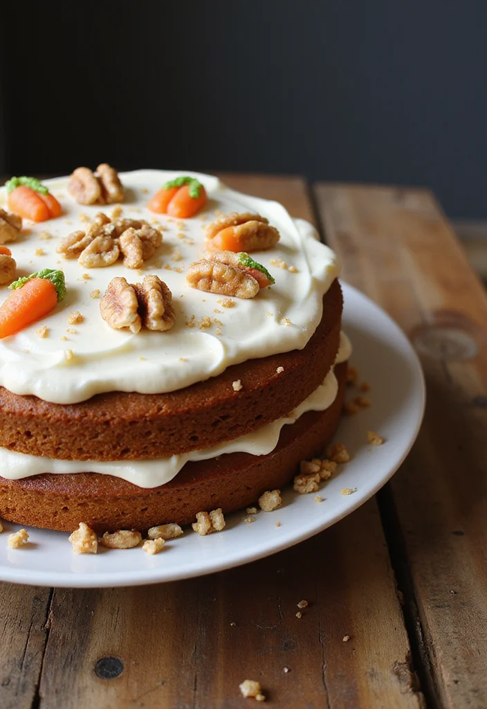 Taste the Success: 14 Delicious Flavors for Your Masters Degree Cake That Everyone Will Love! - 6. Carrot Cake Wonder