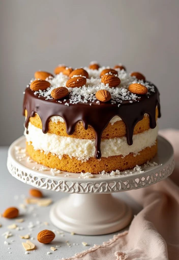 Taste the Success: 14 Delicious Flavors for Your Masters Degree Cake That Everyone Will Love! - 7. Almond Joy Cake