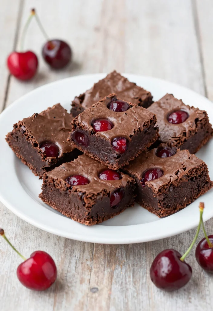 15 9x13 Brownie Recipe Ideas Perfect Party Size - 12. Chocolate Cherry Brownies 1