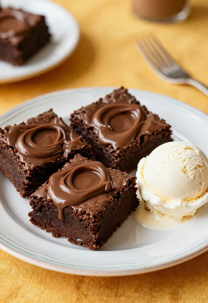 15 9x13 Brownie Recipe Ideas Perfect Party Size - 15. Nutella Brownies 1