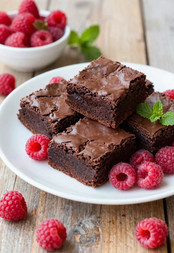15 9x13 Brownie Recipe Ideas Perfect Party Size - 5. Raspberry Chocolate Brownies 1