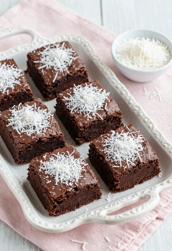 15 9x13 Brownie Recipe Ideas Perfect Party Size - 6. Chocolate Coconut Brownies 1