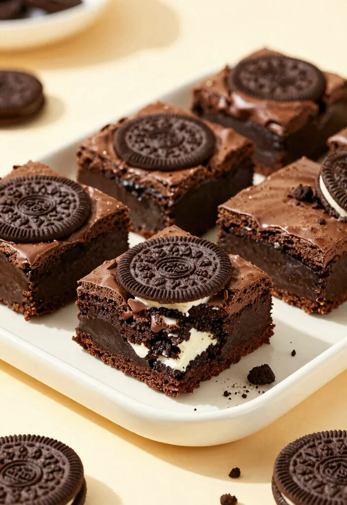 15 9x13 Brownie Recipe Ideas Perfect Party Size - 9. Oreo Stuffed Brownies 1