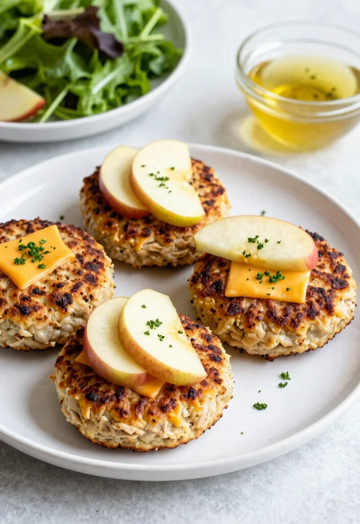 15 Airfryer Hamburger Patties Ideas Juicy Quick Meals - 13. Apple and Cheddar Turkey Patties 1