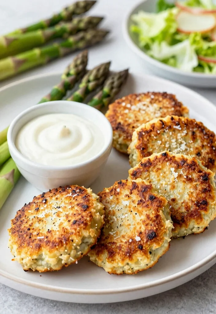 15 Airfryer Hamburger Patties Ideas Juicy Quick Meals - 14. Asparagus and Parmesan Patties 1