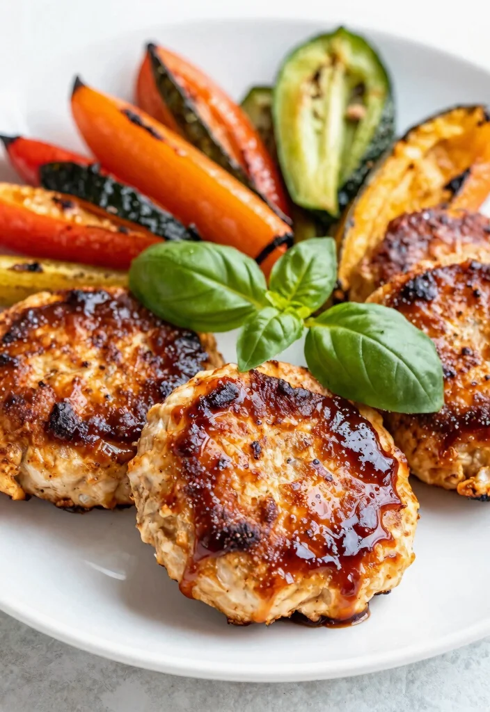 15 Airfryer Hamburger Patties Ideas Juicy Quick Meals - 7. Balsamic Glazed Chicken Patties 1