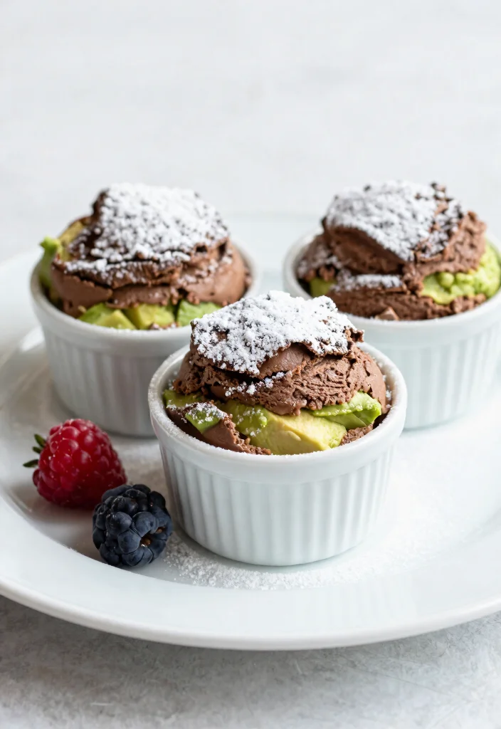 15 Avocado Pudding Chocolate Ideas: Healthy Creamy Desserts for Chocolate Lovers - 14. Avocado Chocolate Soufflé 1