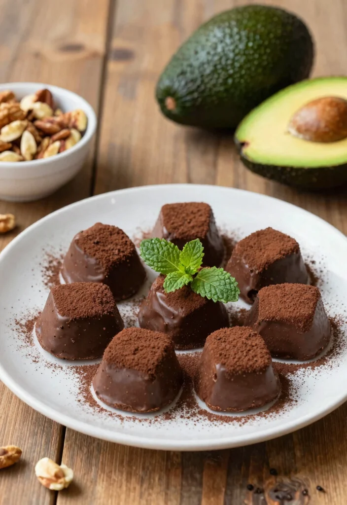 15 Avocado Pudding Chocolate Ideas: Healthy Creamy Desserts for Chocolate Lovers - 6. Avocado Chocolate Energy Bites 1