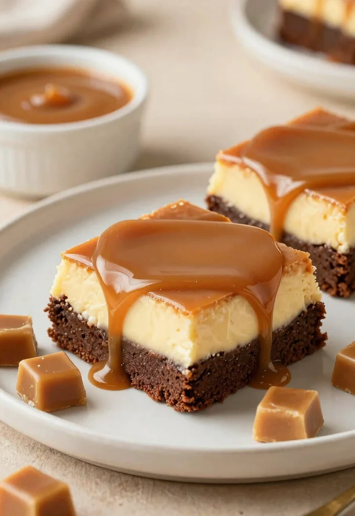 15 Banana Pudding Brownies Ideas: Fudgy Southern Fusion - 15. Caramel Banana Pudding Brownies 1