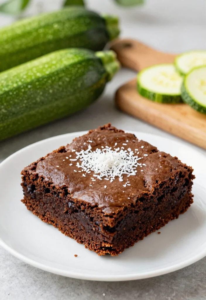 15 Brownie Fit Receita Ideas: Healthier Chocolate Treats - 6. Zucchini Brownies 1