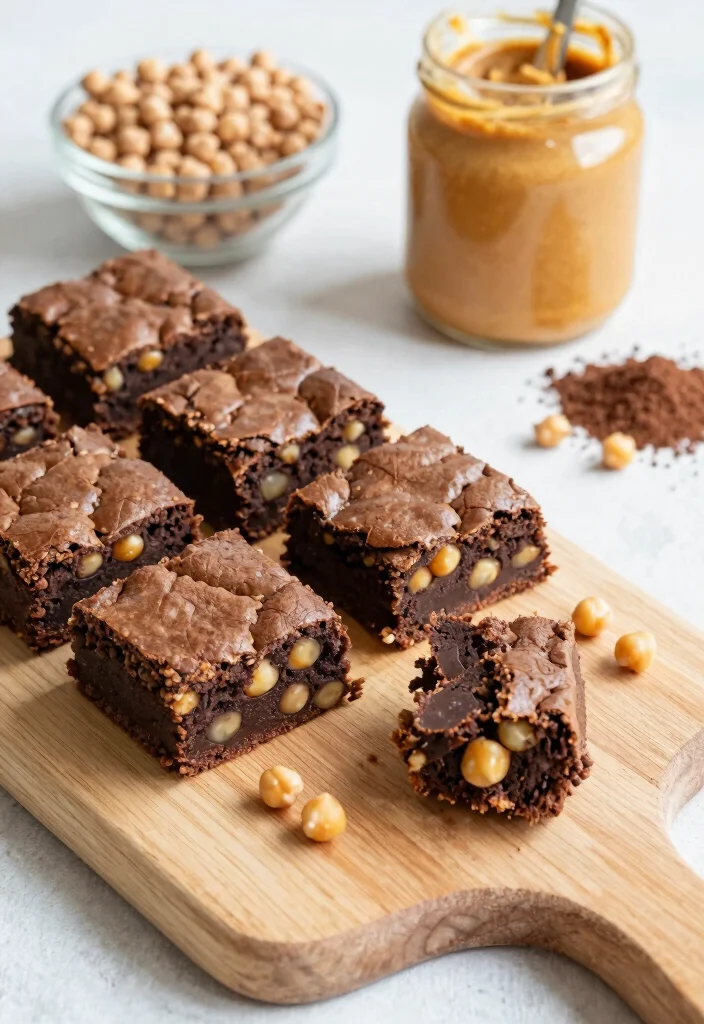 15 Brownie Fit Receita Ideas: Healthier Chocolate Treats - 8. Chickpea Brownies 1