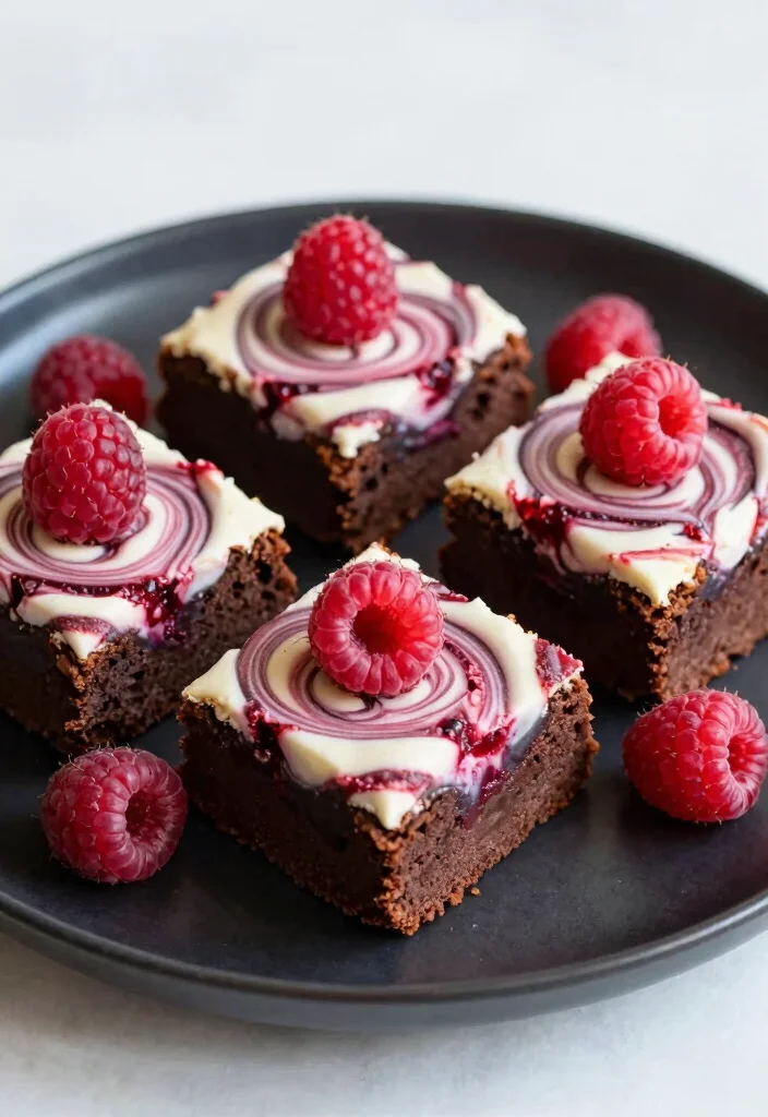 15 Brownie Without Eggs Ideas: Easy Allergy-Friendly Treats - 10. Raspberry Swirl Brownies 1