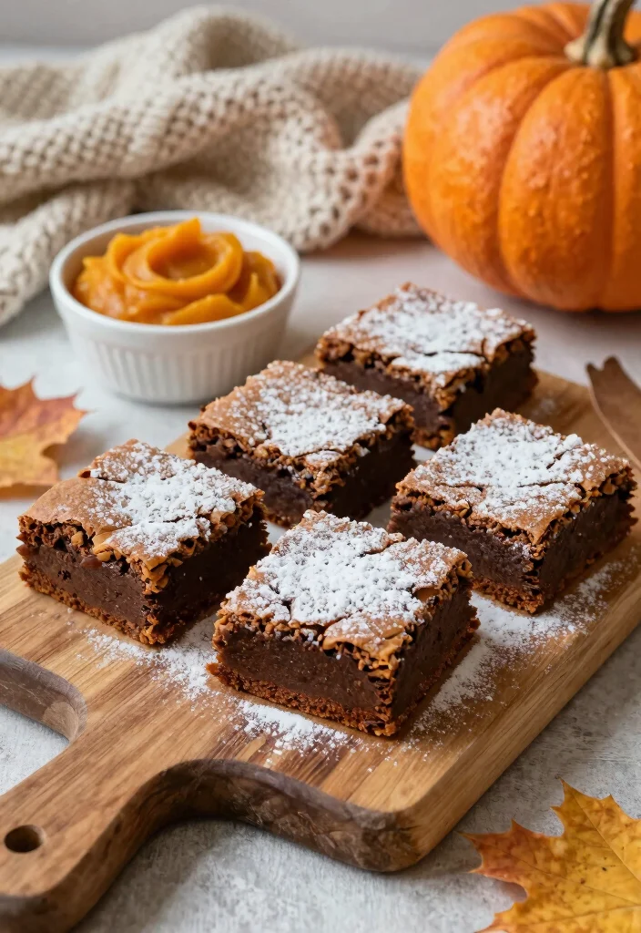 15 Brownie Without Eggs Ideas: Easy Allergy-Friendly Treats - 12. Pumpkin Brownies 1