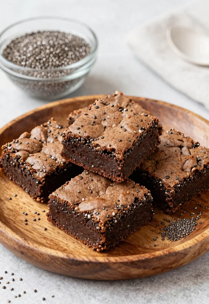 15 Brownie Without Eggs Ideas: Easy Allergy-Friendly Treats - 13. Chia Seed Brownies 1