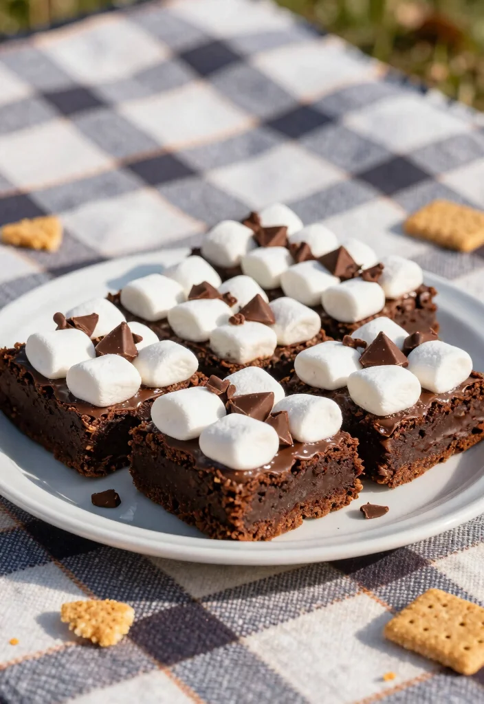 15 Brownie Without Eggs Ideas: Easy Allergy-Friendly Treats - 15. S’mores Brownies 1