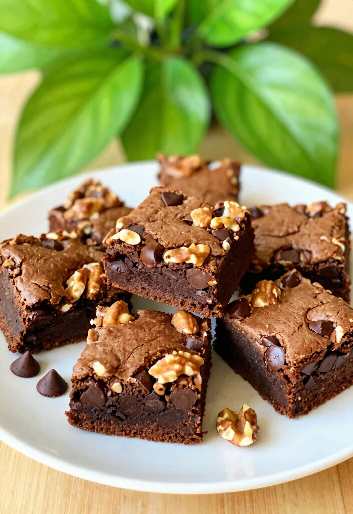 15 Brownie Without Eggs Ideas: Easy Allergy-Friendly Treats - 2. Nutty Chocolate Chip Brownies 1