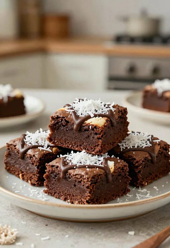 15 Brownie Without Eggs Ideas: Easy Allergy-Friendly Treats - 7. Coconut Macaroon Brownies 1