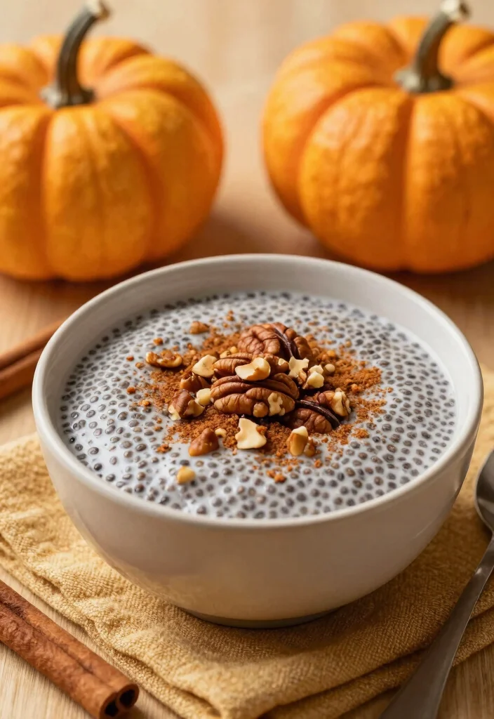 15 Coconut Milk Chia Pudding Ideas Dairy Free Creamy Bowls - 10. Pumpkin Spice Chia Pudding 1