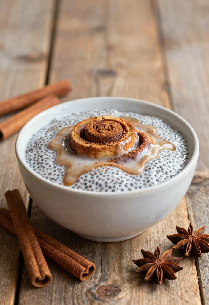 15 Coconut Milk Chia Pudding Ideas Dairy Free Creamy Bowls - 11. Cinnamon Roll Chia Pudding 1
