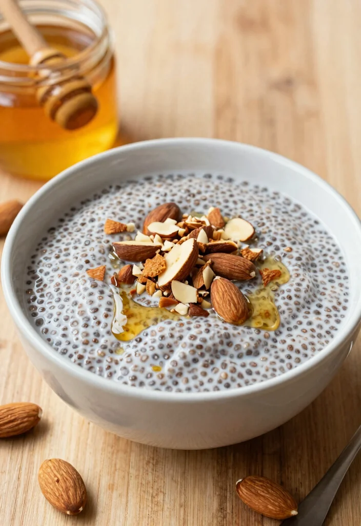 15 Coconut Milk Chia Pudding Ideas Dairy Free Creamy Bowls - 12. Honey Almond Chia Pudding 1