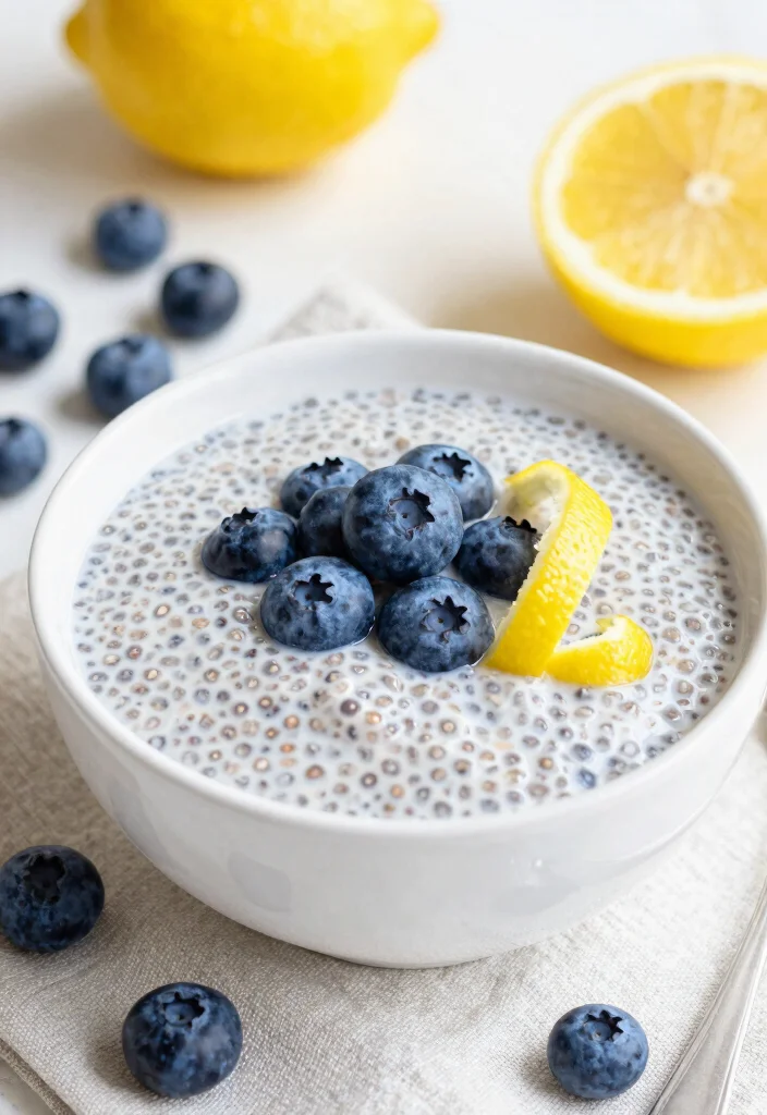 15 Coconut Milk Chia Pudding Ideas Dairy Free Creamy Bowls - 13. Blueberry Lemon Chia Pudding 1